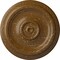 Ekena Millwork Traditional Ceiling Medallion (Fits Canopies up to 2 3/4"), 12"OD x 1"P, Smokey Topaz Crackle CM12TRSTC - alternate 1